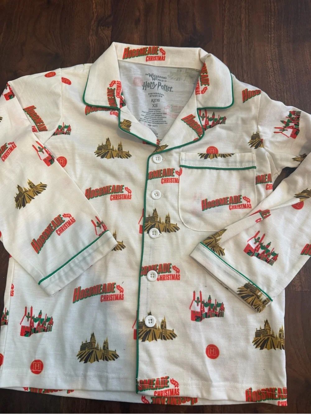 Wizarding World of Harry Potter Universal Studios Hogsmeade Christmas Pajamas